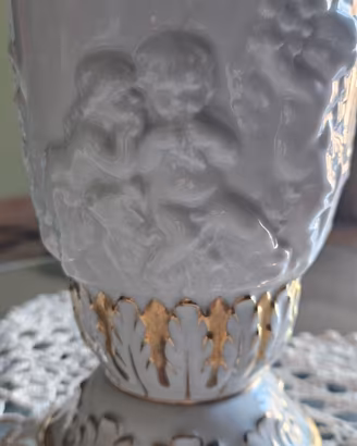 ANTICHITA' - VASO NAPOLEON CON VASSOIO