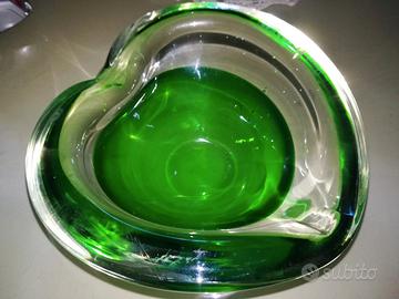 Posacenere Murano Cuore Vintage