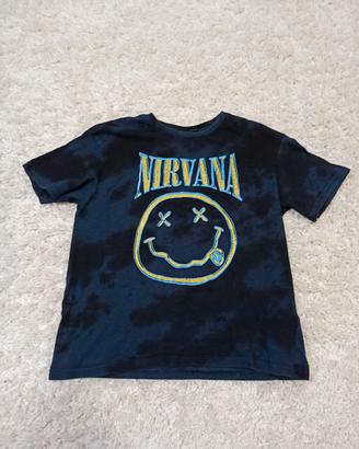 T-shirt Nirvana per Bambini 10 anni