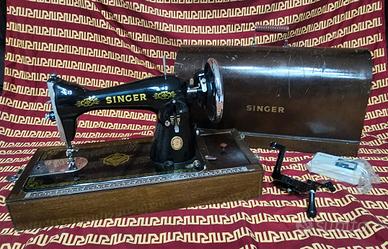 Macchina da cucire anni 70  SINGER 15K RAF  vintag