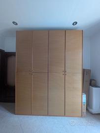 Armadio guardaroba 4 + 4 ante 204 x 261 x 60 cm