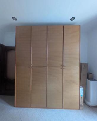 Armadio guardaroba 4 + 4 ante 204 x 261 x 60 cm