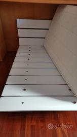 letto 1 piazza e mezzo colore bianco 