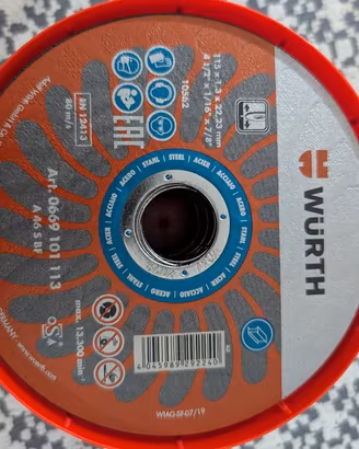dischi da taglio per metallo 115*1.3