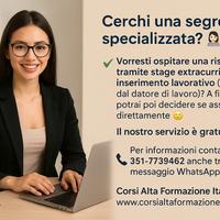 Segretaria disponibile per stage Cremona