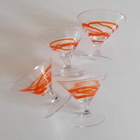 coppette in  vetro per macedonia gelato cocktail