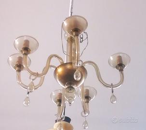 lampadario vetro soffiato Murano