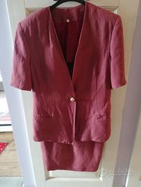 completo giacca/abito in lino tg.44