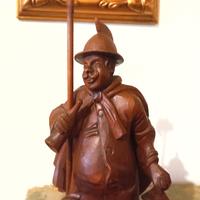 Antica scultura in ulivo