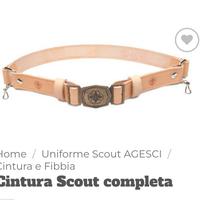 Cintura completa per uniforme scout Agesci