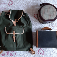 Lotto 2 Borse + Zainetto Vintage