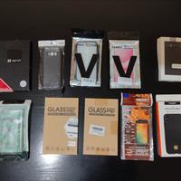 Stock 8 Cover e 3 Vetri temperati per Smartphone