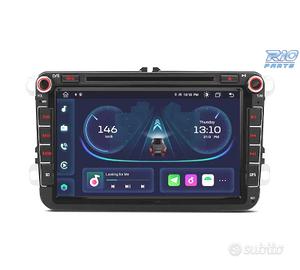 RADIO GPS ANDROID 14 PER VOLKSWAGEN VW GOLF POLO P