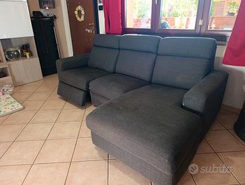 divano sfoderabile con poltrona relax