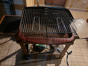 Barbecue con ruote