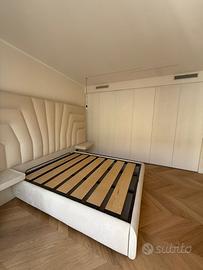 Letto matrimoniale con cornice