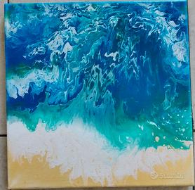 Quadro Fluid Art "Increspatura Marina"