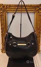 BORBONESE BORSA HOBO pelle nera