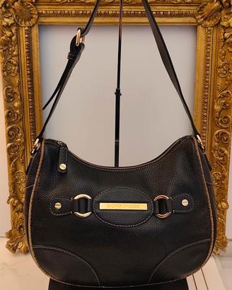 BORBONESE BORSA HOBO pelle nera