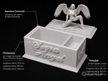 MTG Deck Box Commander personalizzabile