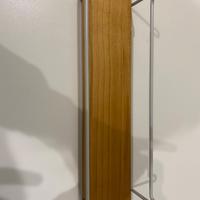 3 mensole piccole legno e metallo