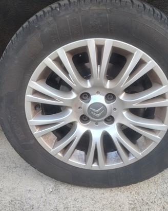 Cerchi lega Citroen 16 e pneumatici Kleber estivi 