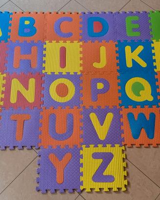 Tappeto puzzle alfabeto