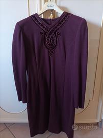 Abito invernale Luisa Spagnoli tg 44 bordeaux 