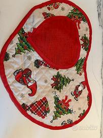 Decorazione tessile a forma di cuore Natale