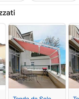 Tenda da sole per esterno