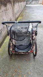 Carrello per -passeggino 2 in 1 per trasporto cano