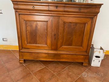 Credenza Antica Noce Meta' 800