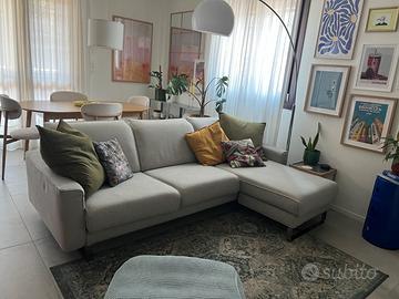 Divano SAMOA 3 posti + Chaise Longue sfoderabile