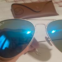 Occhiali da sole. RAY-BAN blu. Nuovi. originali. 