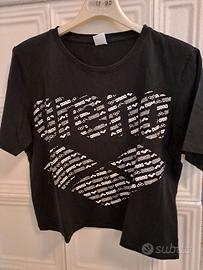 T-shirt donna cropped