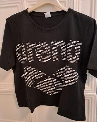 T-shirt donna cropped