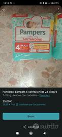 5 confezioni da 23 pannolini 