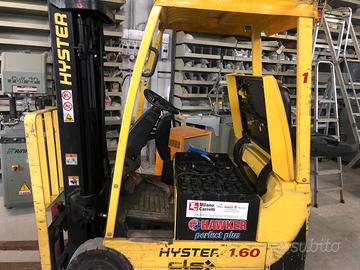 Carrello elevatore muletto elettrico hyster 1.60