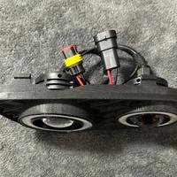 Smart 451 Coppia Fendinebbia con  led angel eyes