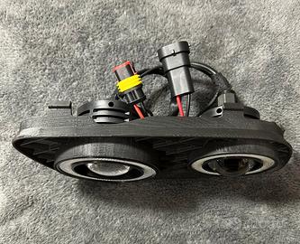 Smart 451 Coppia Fendinebbia con  led angel eyes