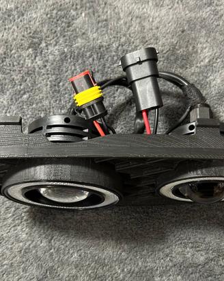 Smart 451 Coppia Fendinebbia con  led angel eyes