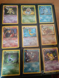 Pokémon set team Rocket First edition no holo