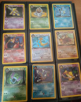 Pokémon set team Rocket First edition no holo