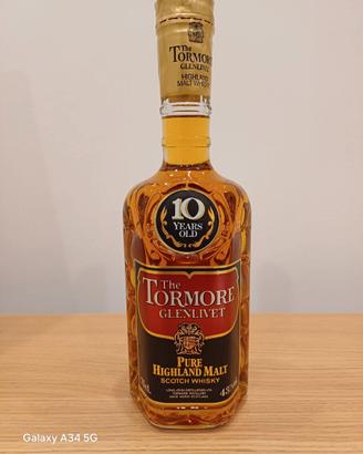 Bottiglia whisky THE TORMORE GLENLIVET pure malt
