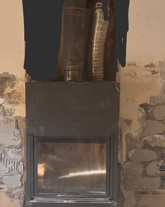 inserto caminetto a legna ventilato