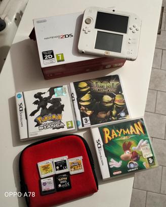 Nintendo 2 DS Vintage  + 8 Giochi + Custodia 