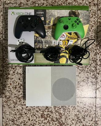 Xbox One S con Lettore + 2 controller originali