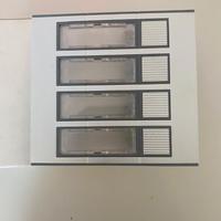 SL/C441-D4 Pulsantiera a 1 file 4 pulsanti.