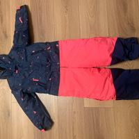 Tuta da neve intera piu guanti