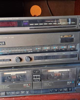 Impianto Stereo  Hi-Fi  Technics con Mobiletto